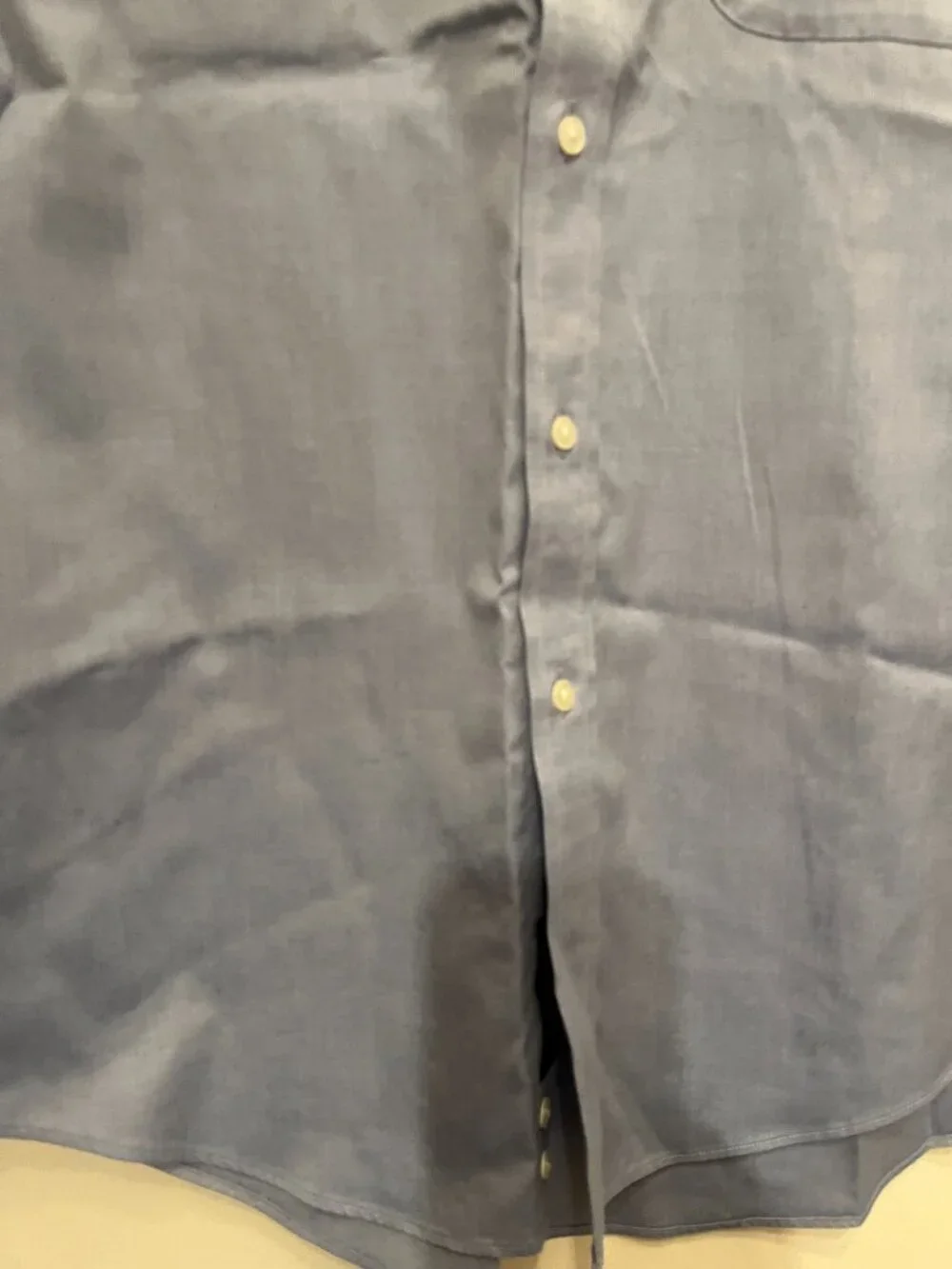 Jos A Bank Traveler Blue Dress Shirt Slim‎ Fit 15 33
